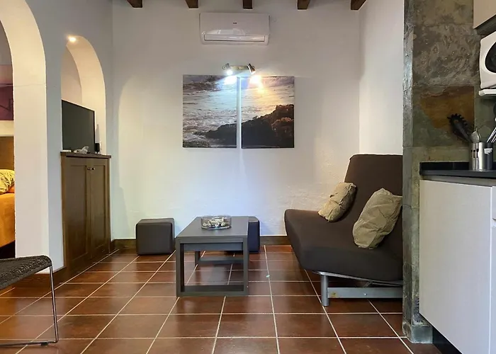 Estudio Con Jardincito Privado Barbacoa Y Piscina